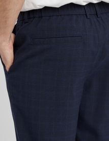 Pantalon de ville à carreaux