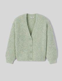 Gilet col V boutonn&eacute;