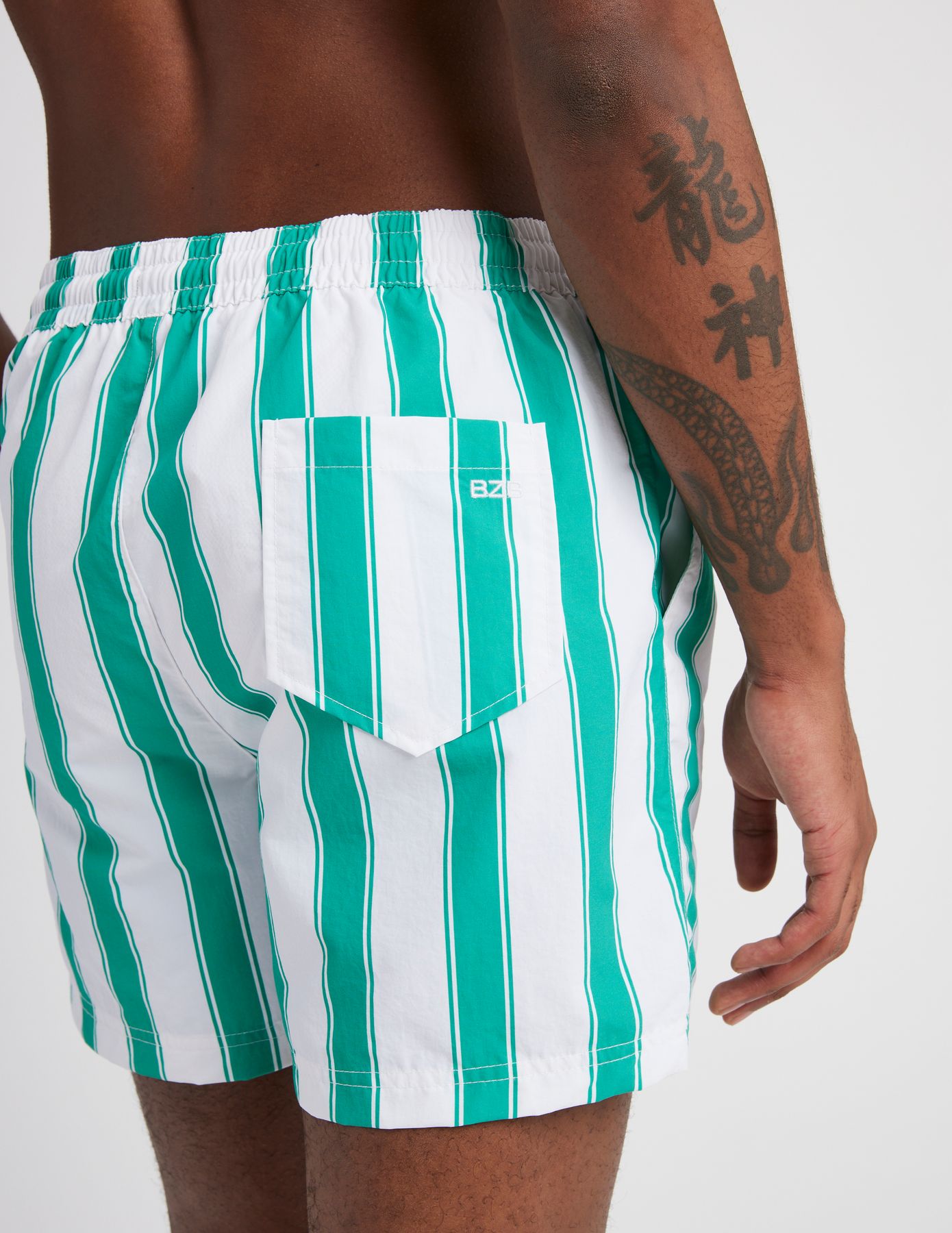 Short de bain rayures