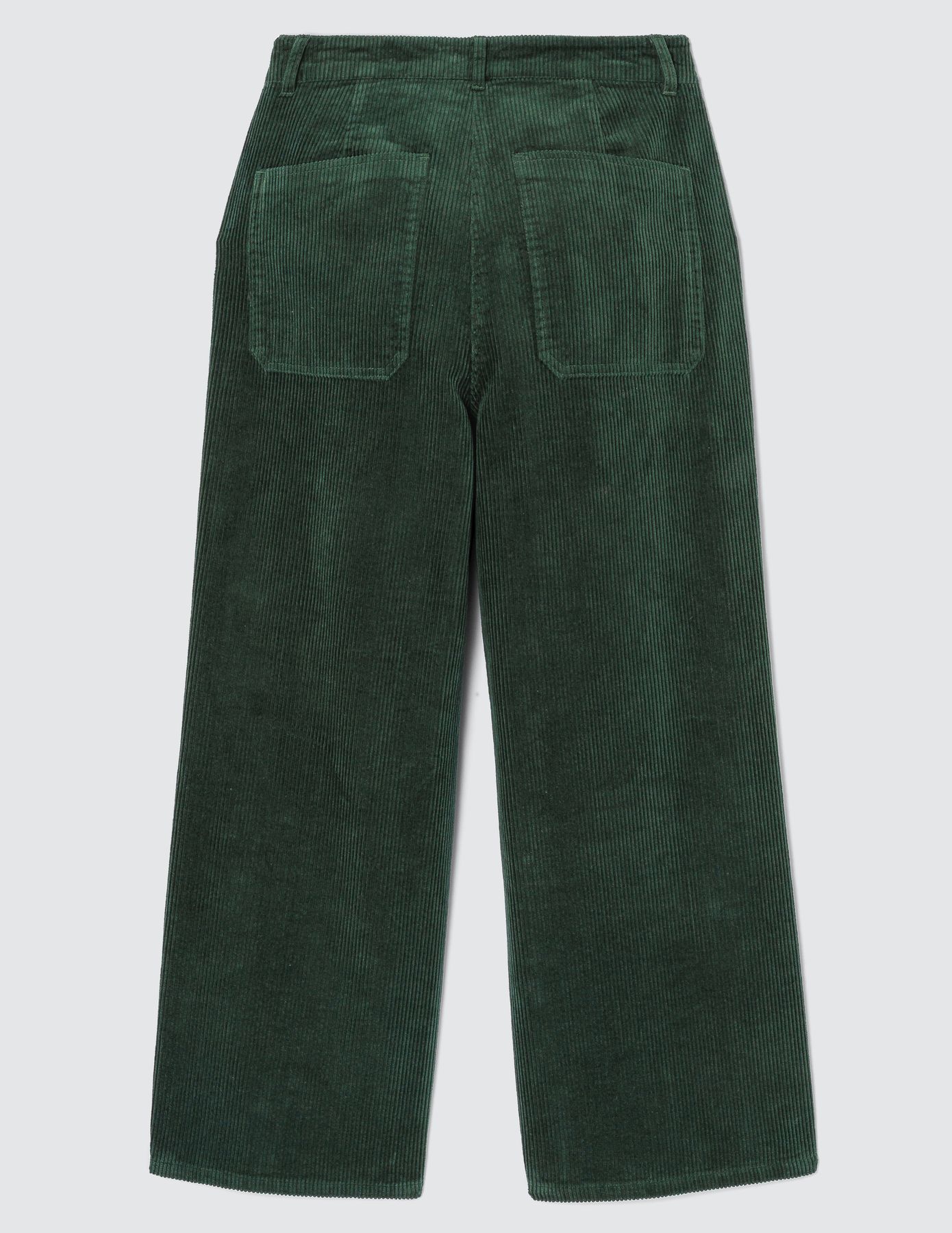 Pantalon wide leg court en velours
