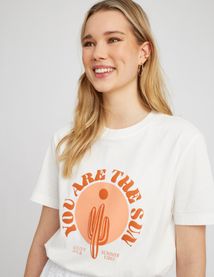 T-shirt imprim&eacute;