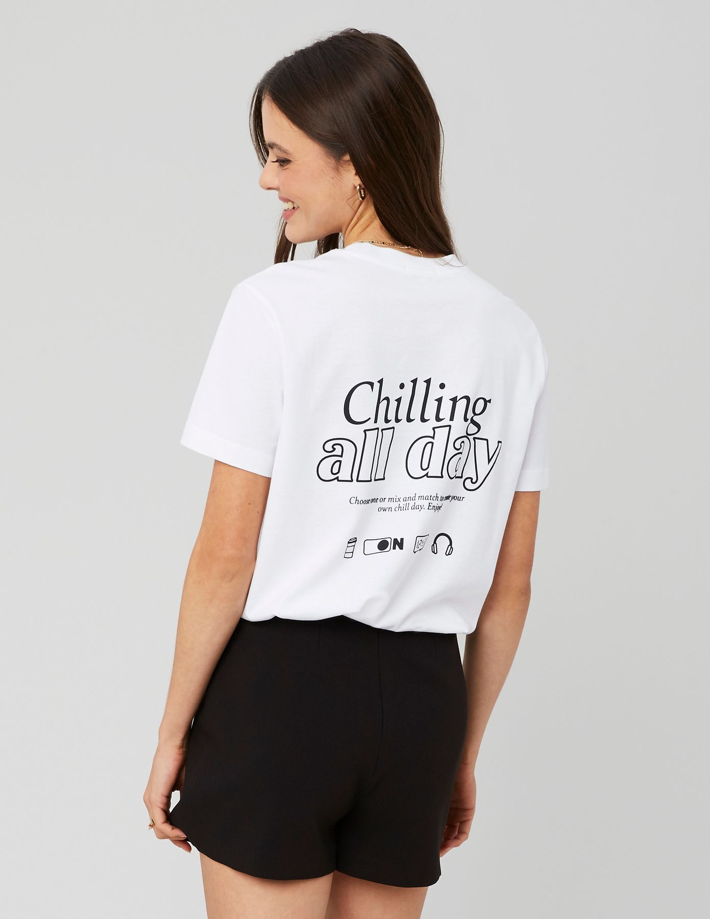 T-shirt imprimé devant/dos