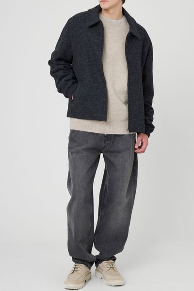 Blouson zipp&eacute; en laine