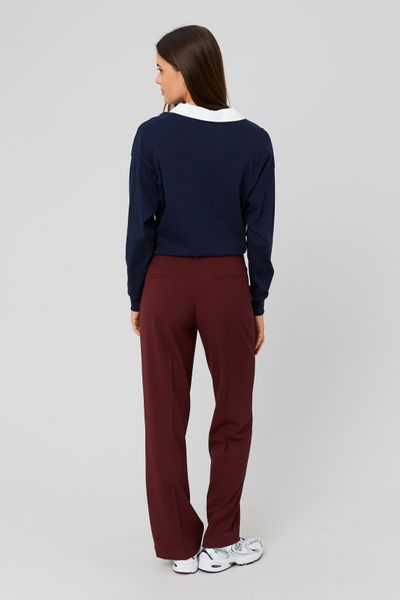 T-shirt col polo broderie poitrine