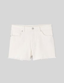 Short en jean raw cut
