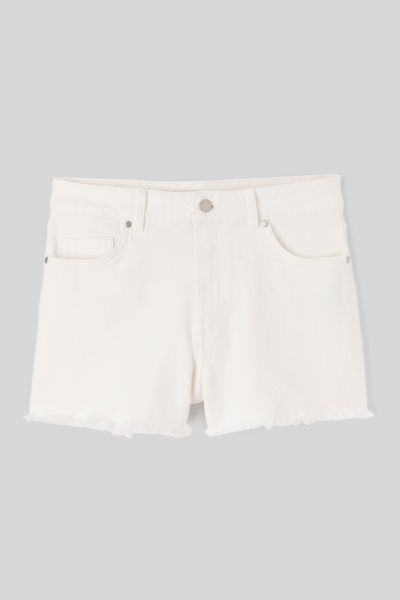 Short en jean raw cut