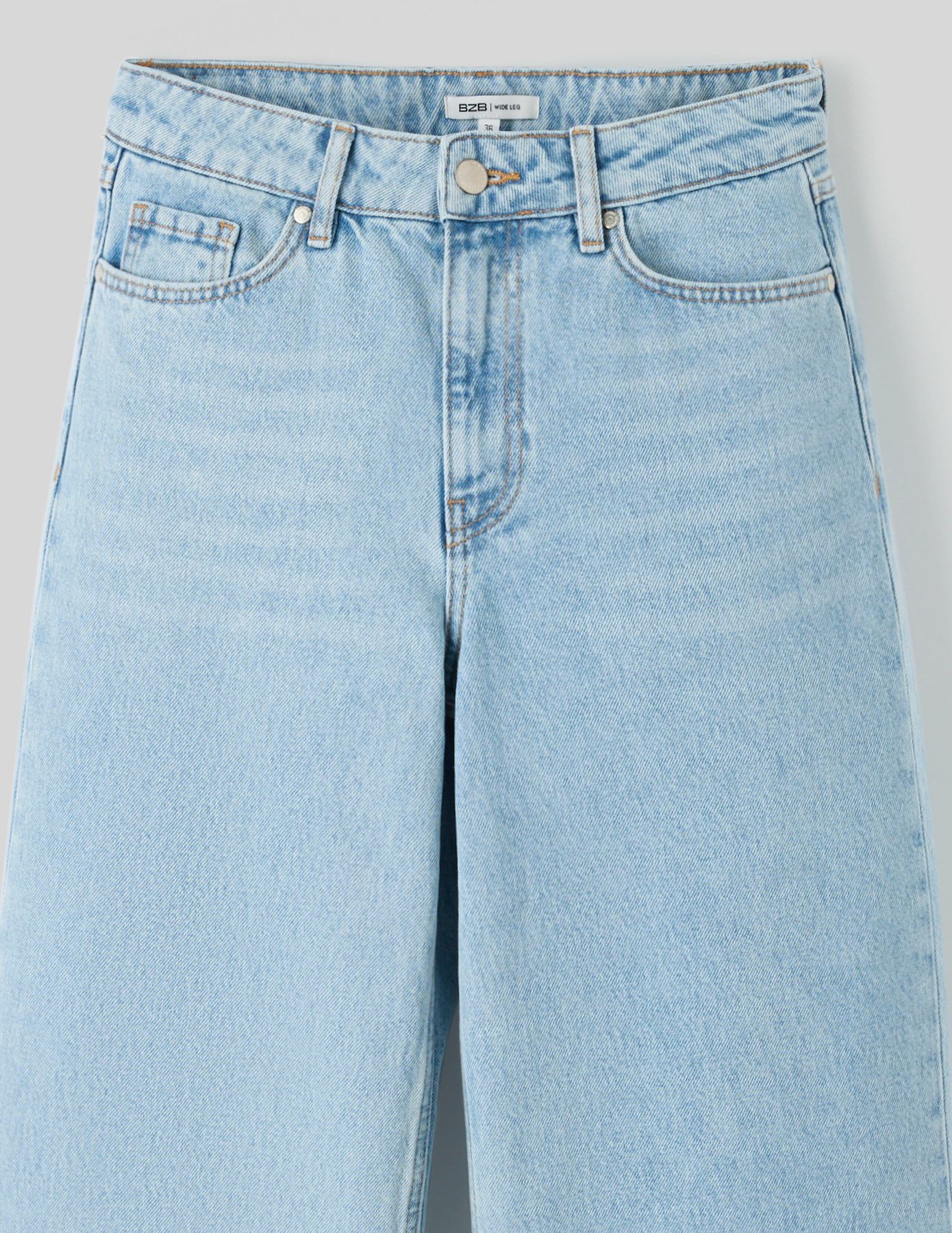 Jean wide leg taille standard