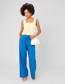Pantalon fluide &agrave; pinces