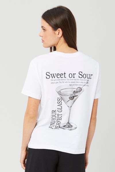 T-shirt imprimé devant/dos