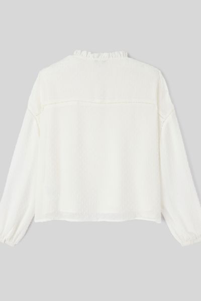 Blouse en plumetis