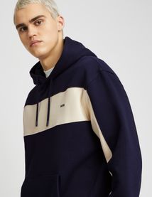 Sweat à capuche colorblock