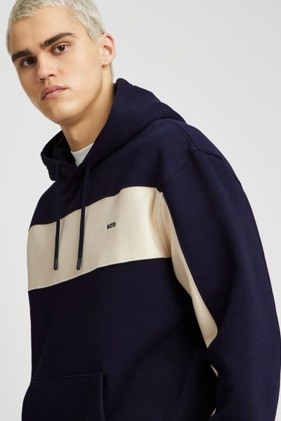 Sweat à capuche colorblock