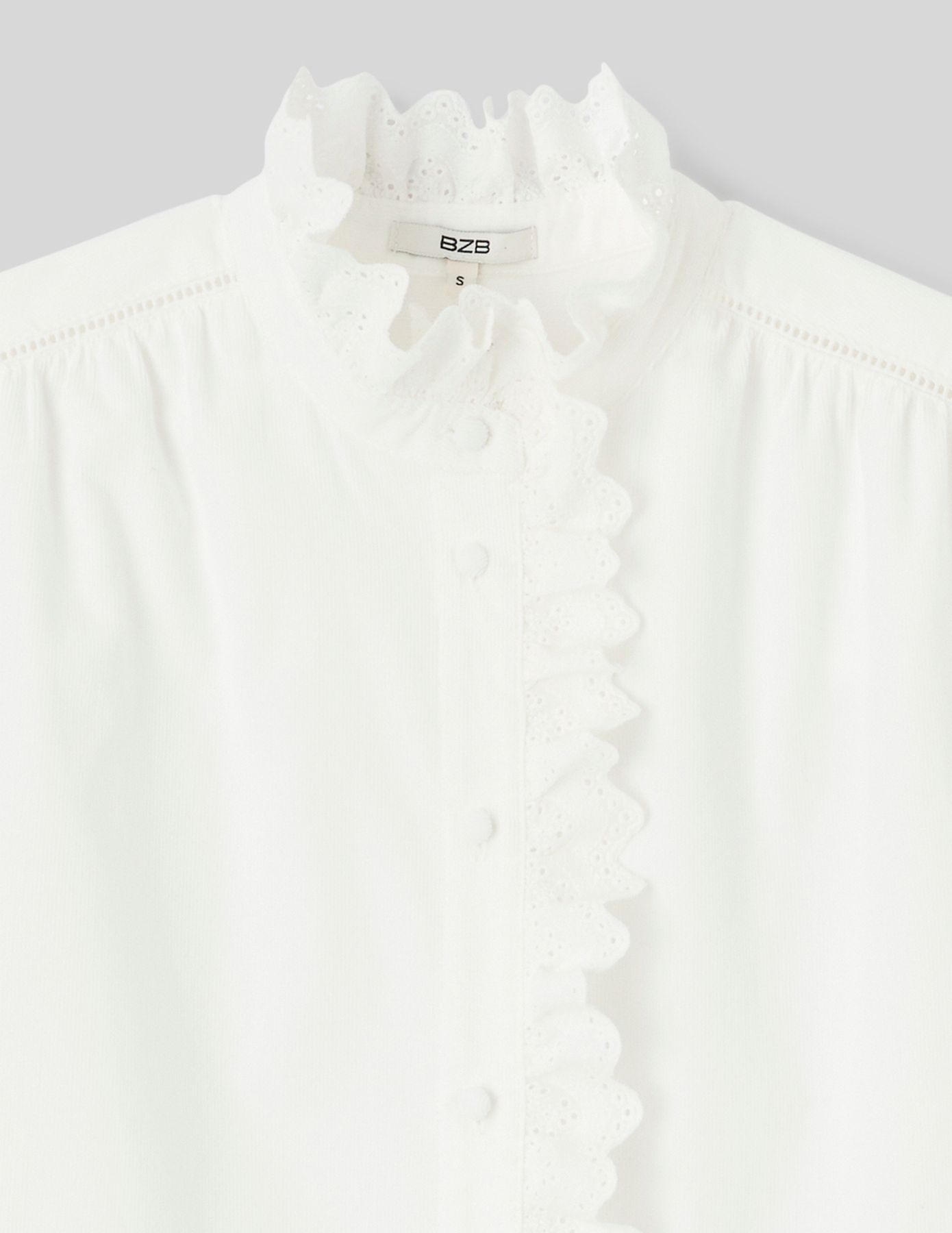 Blouse velours c&ocirc;tel&eacute;