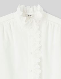 Blouse velours c&ocirc;tel&eacute;