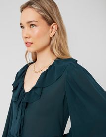 Blouse à volants