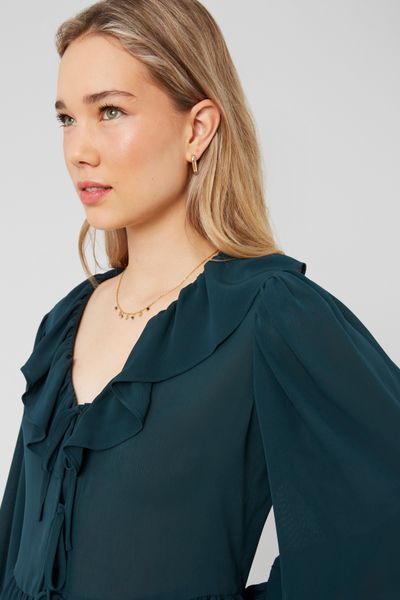 Blouse à volants
