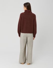 Pantalon carreaux à pinces