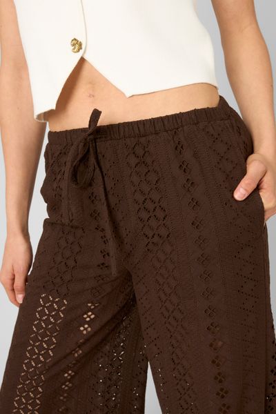 Pantalon broderie anglaise