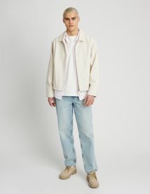 Veste zippée col velours