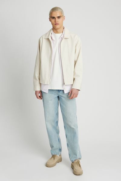Veste zippée col velours