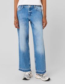 Jean straight taille basse