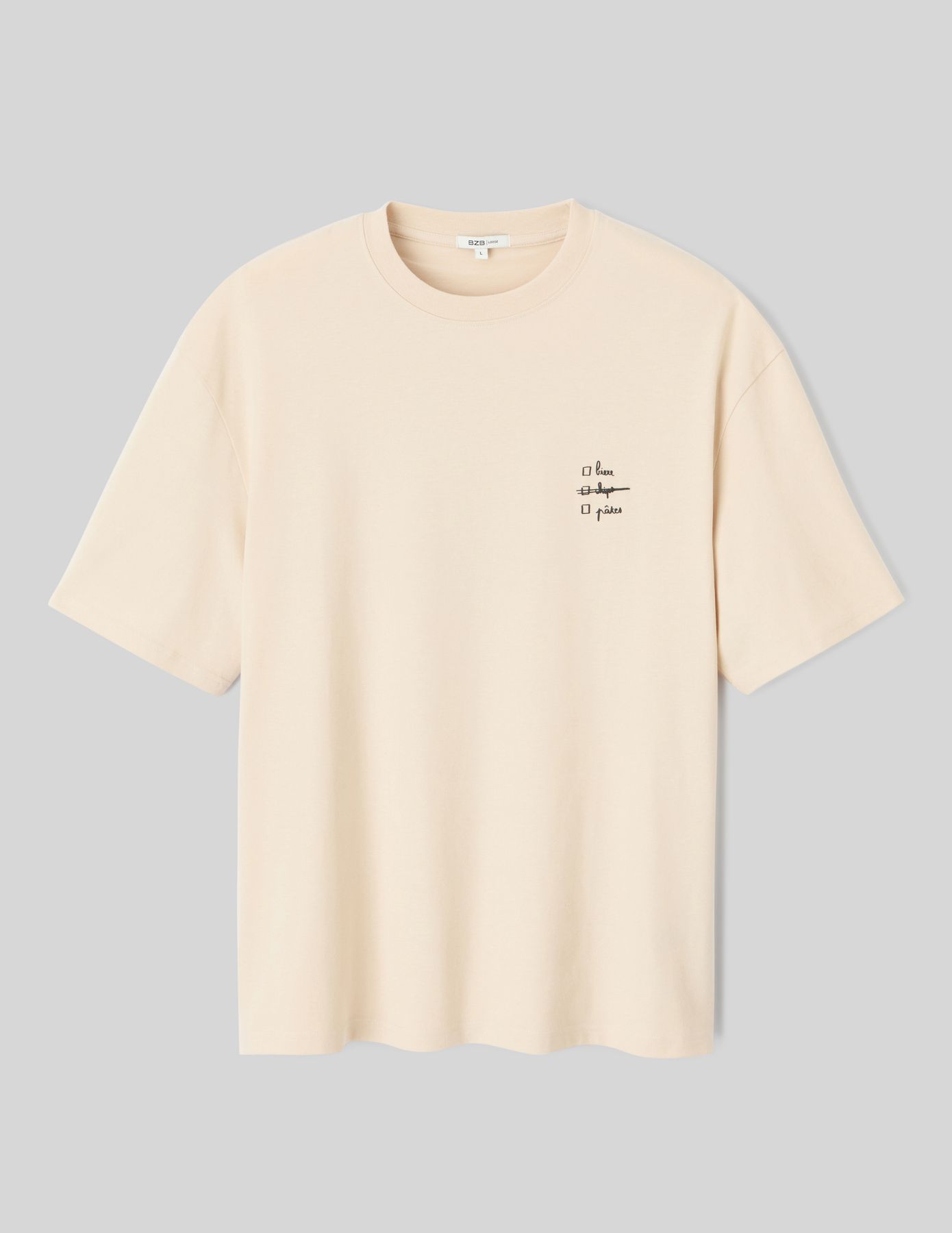 T-shirt imprimé soft touch