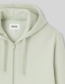 Sweat zippé à capuche