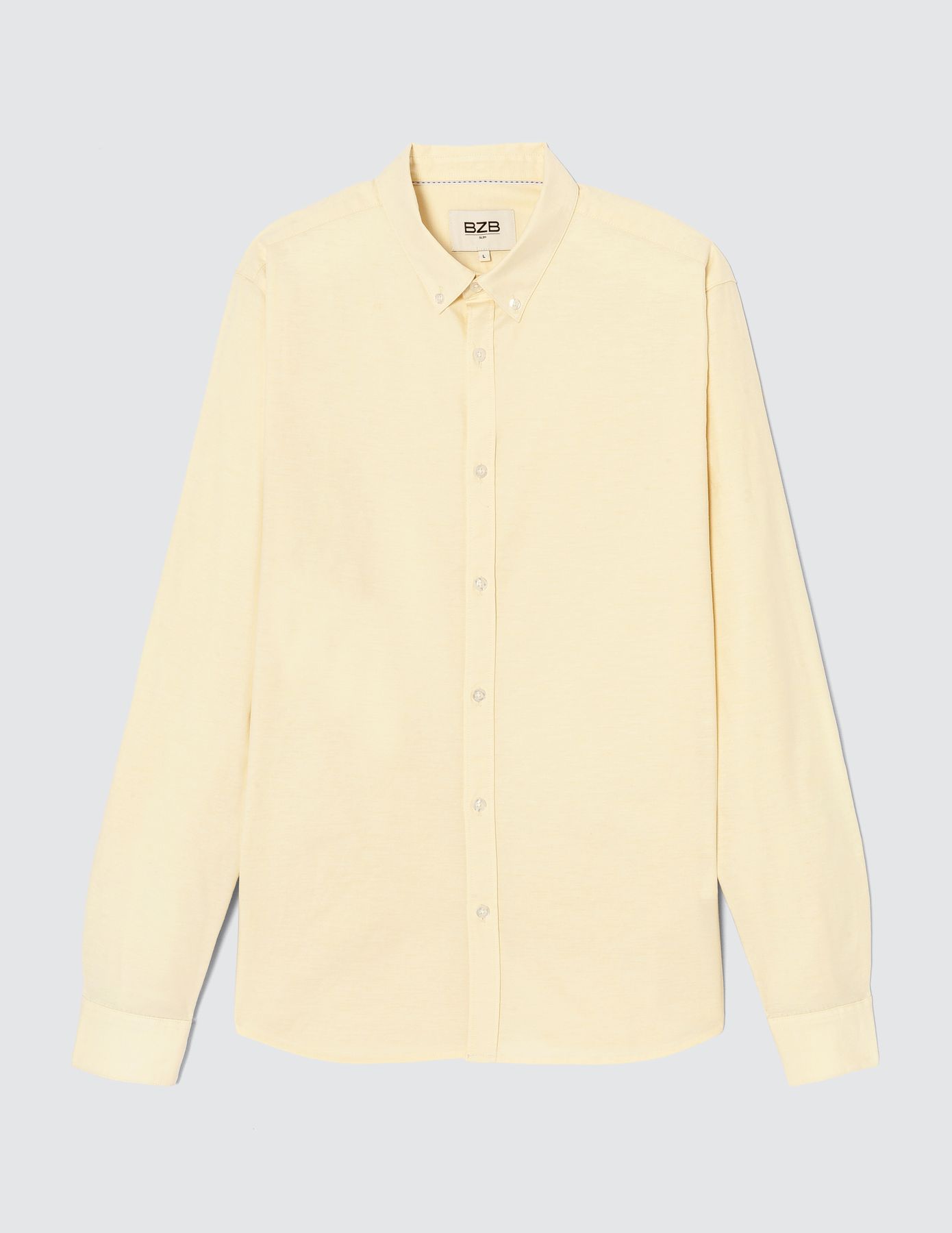 Chemise unie ajustée