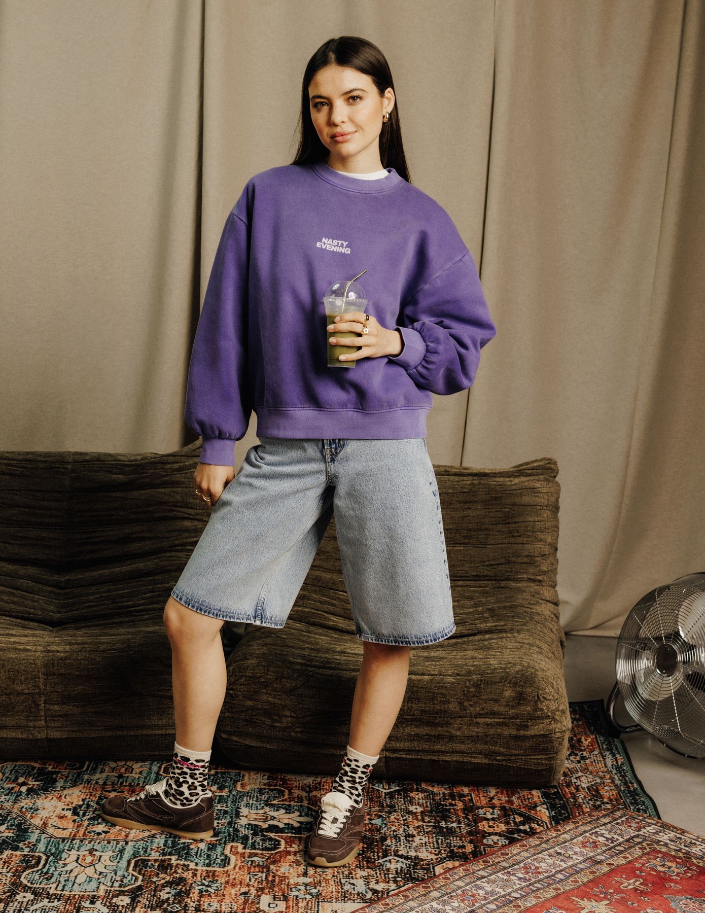 Bermuda en jean long