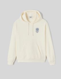 Sweat capuche broderie poitrine