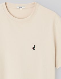 T-shirt broderie poitrine