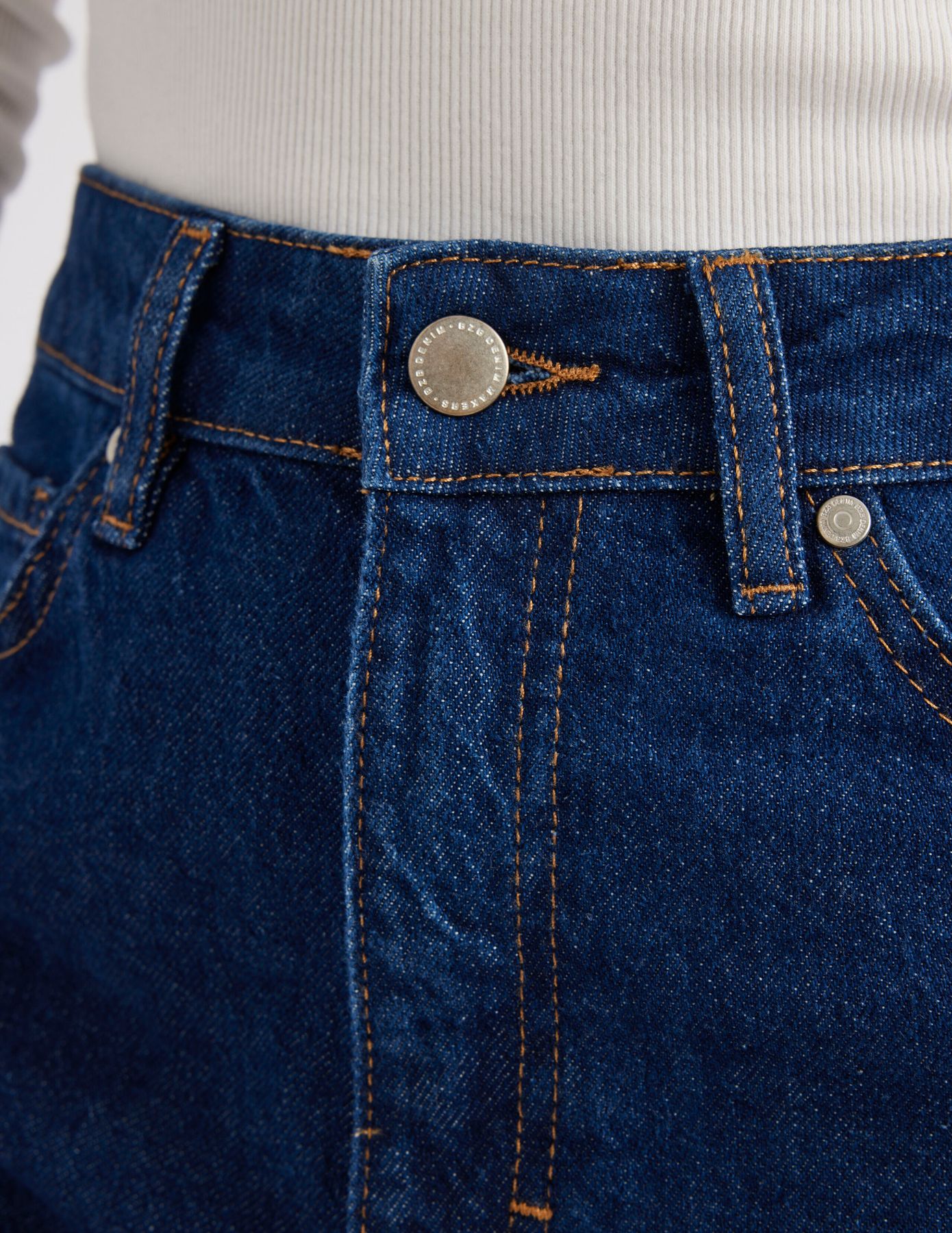 Jean straight taille haute