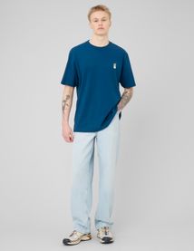 T-shirt broderie poitrine