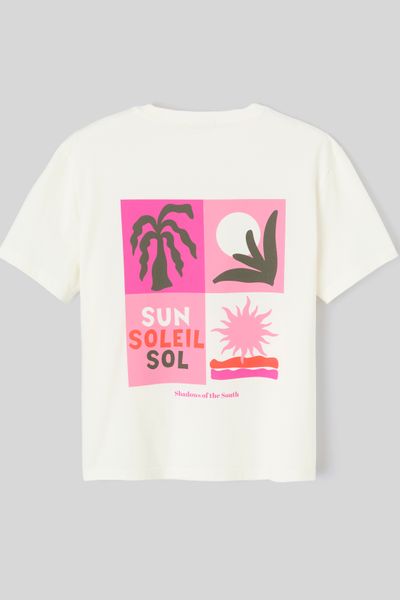 T-shirt imprim&eacute; devant/ dos