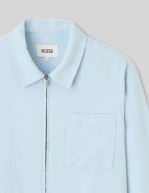 Veste zipp&eacute;e textur&eacute;e