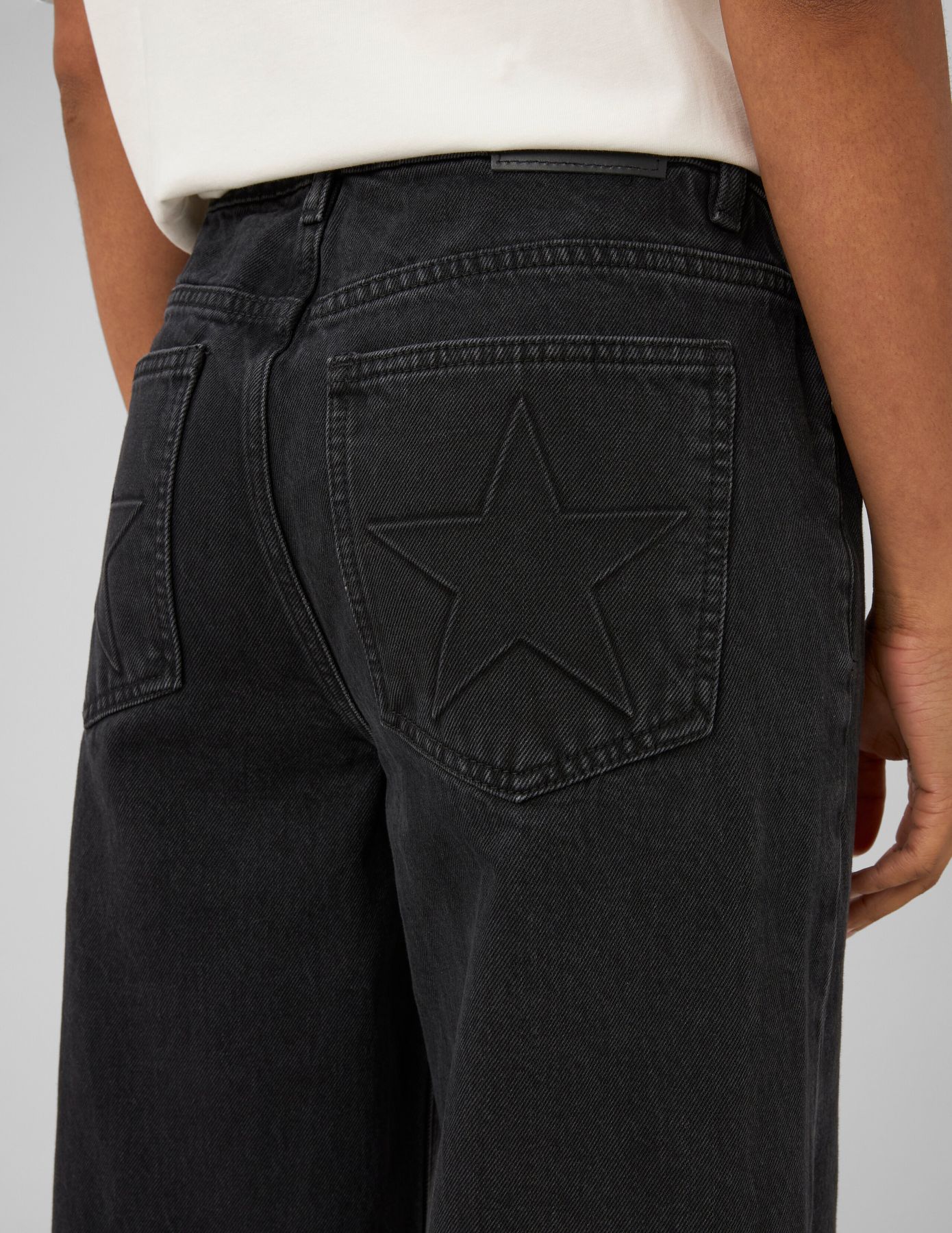 Jean wide leg taille basse