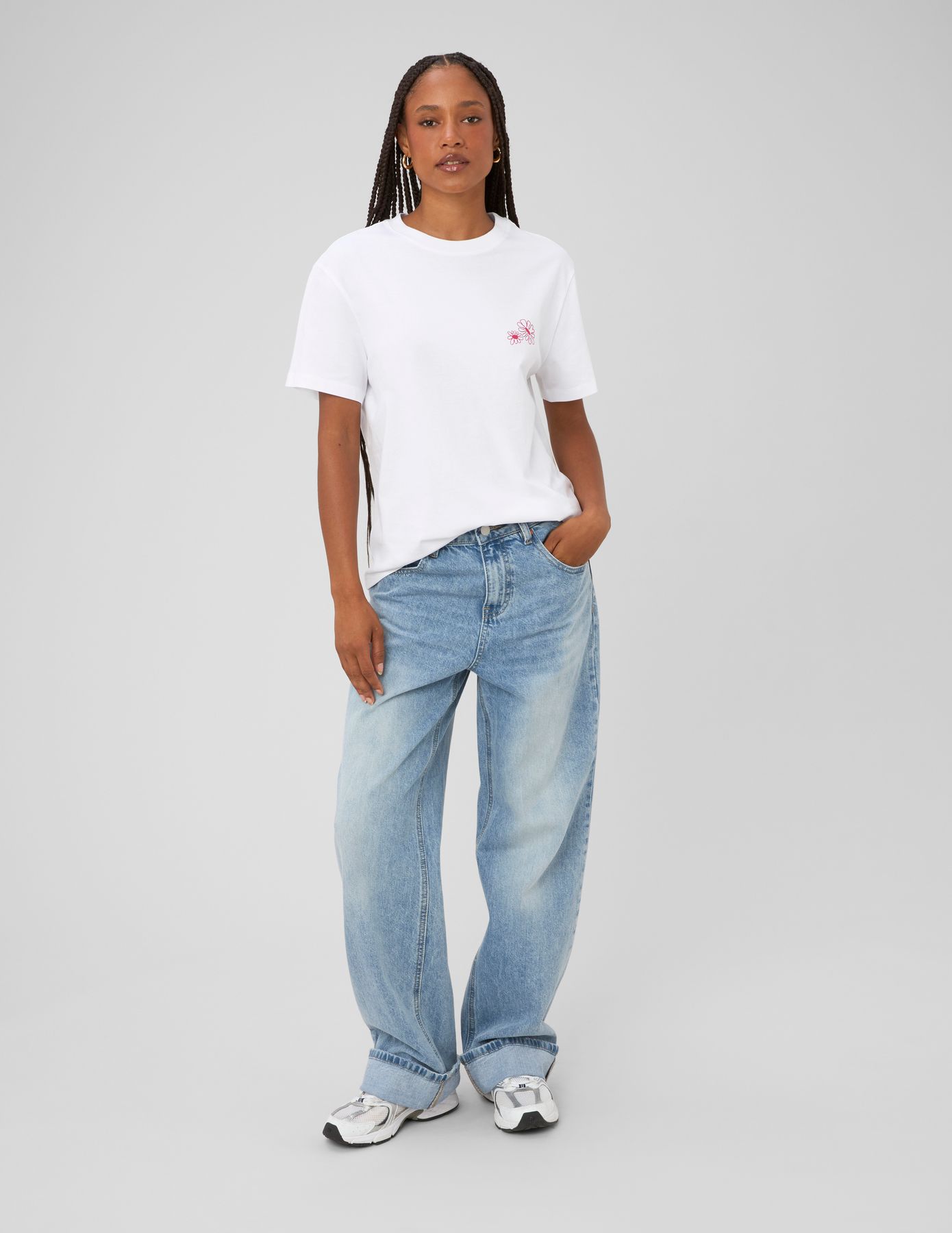 T-shirt imprim&eacute; devant / dos