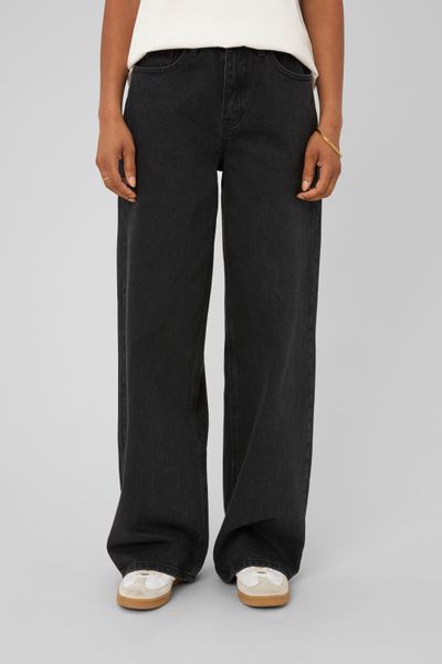 Jean wide leg taille basse