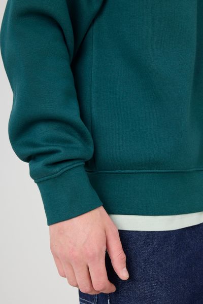 Sweat col polo zippé
