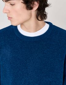Pull chenille col rond