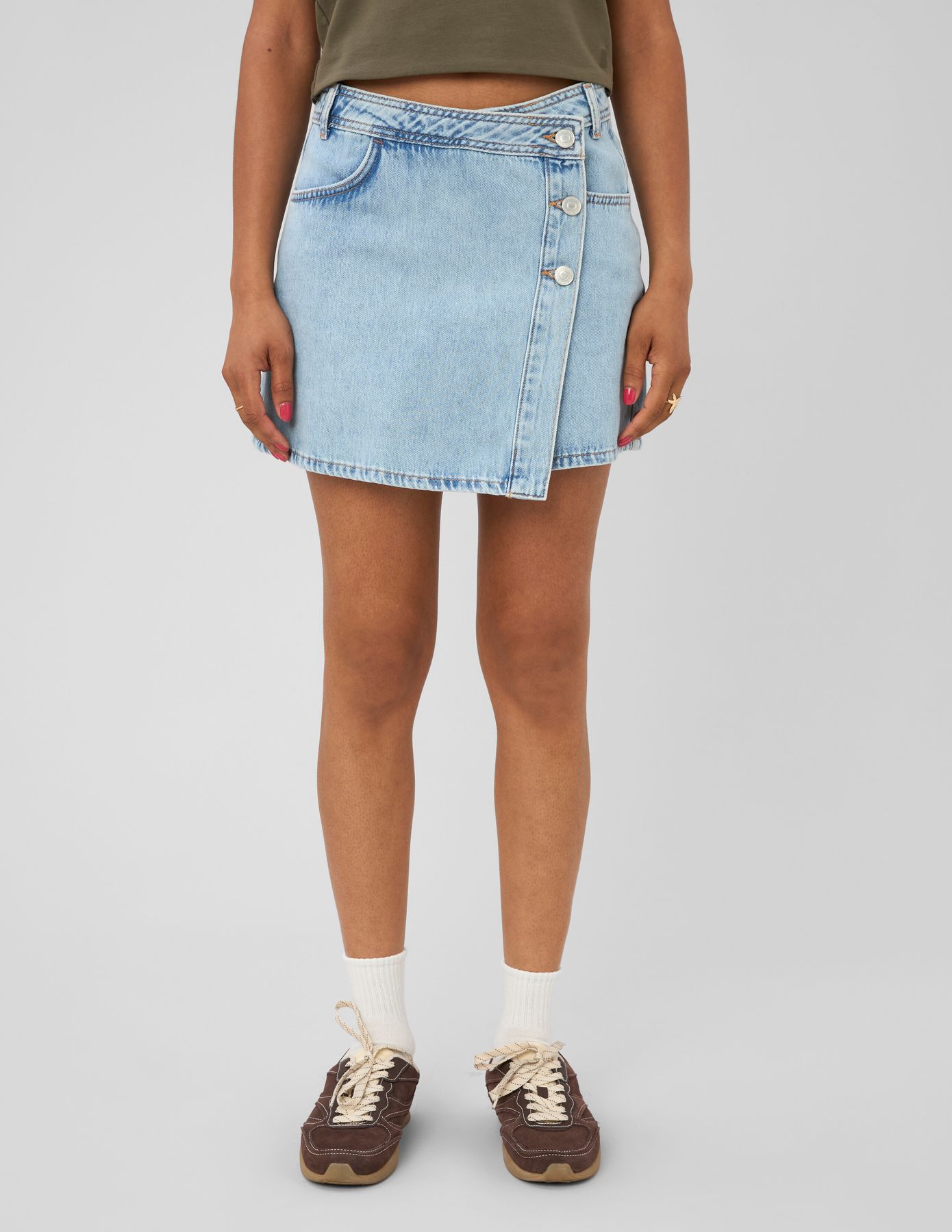 Jupe short en jean