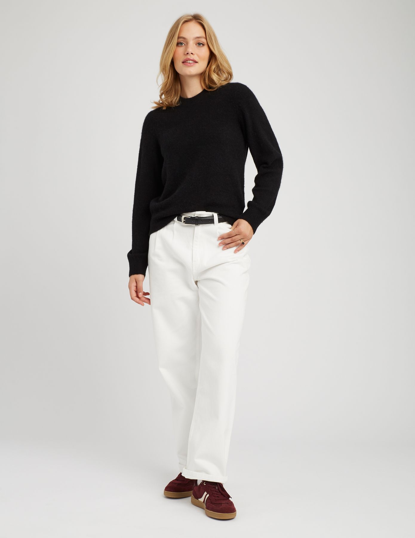 Pull en laine alpaga