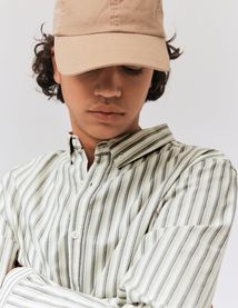Chemise rayée droite