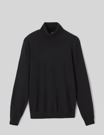 Pull col roulé