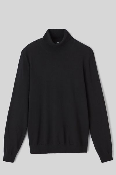 Pull col roulé