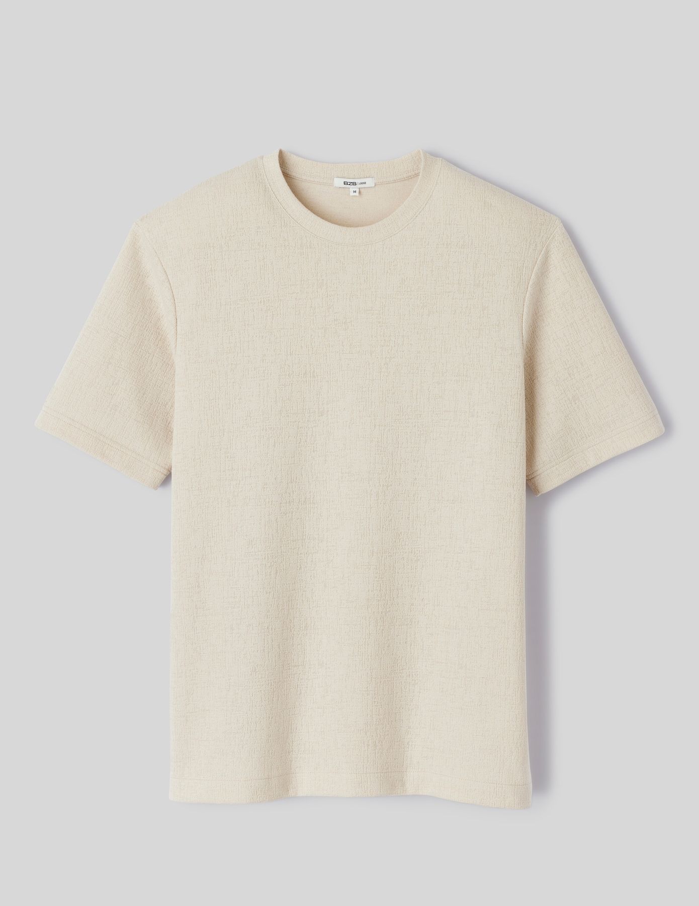 T-shirt maille textur&eacute;e