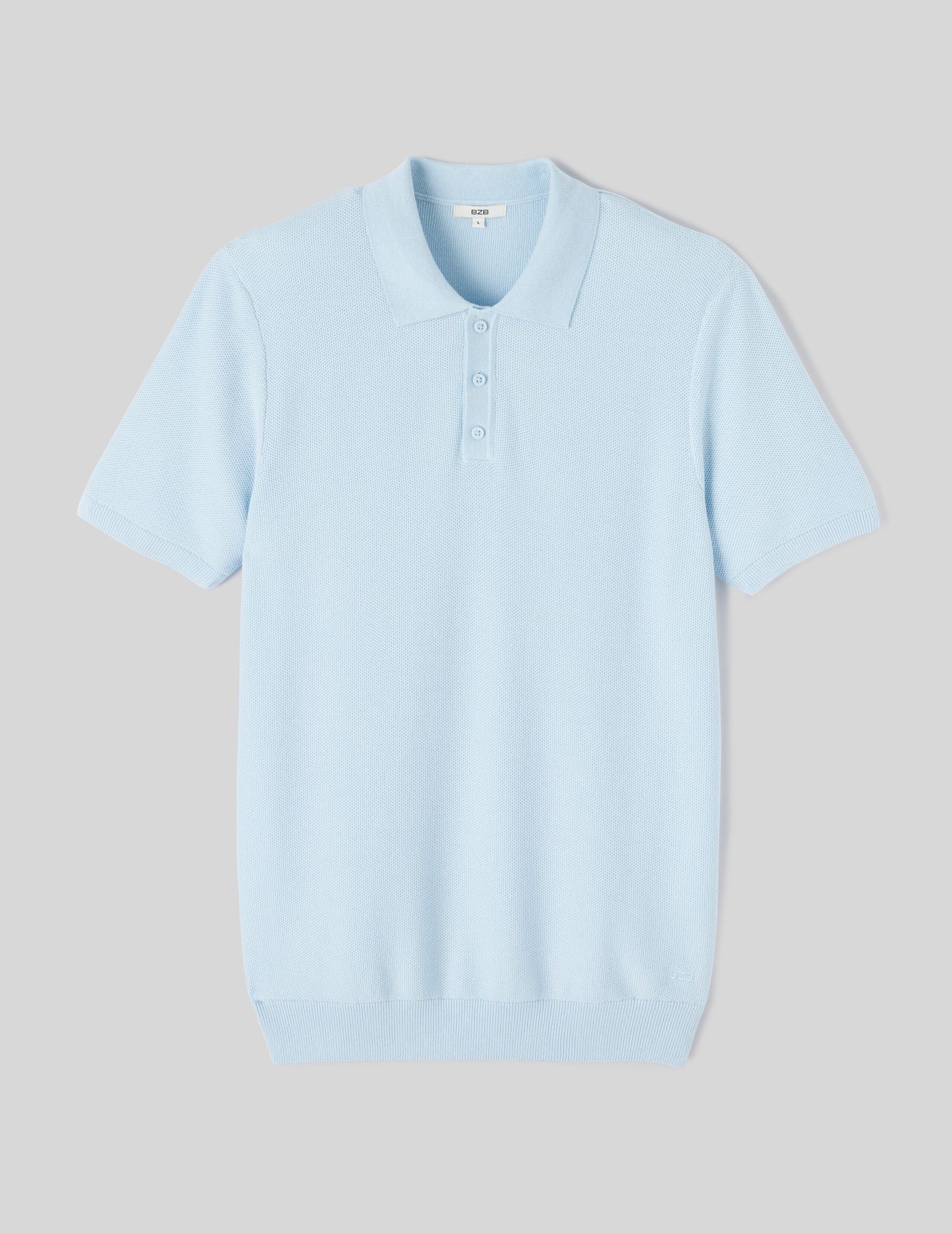 Polo matière fantaisie