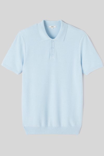 Polo matière fantaisie