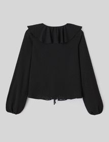 Blouse plumetis à volants