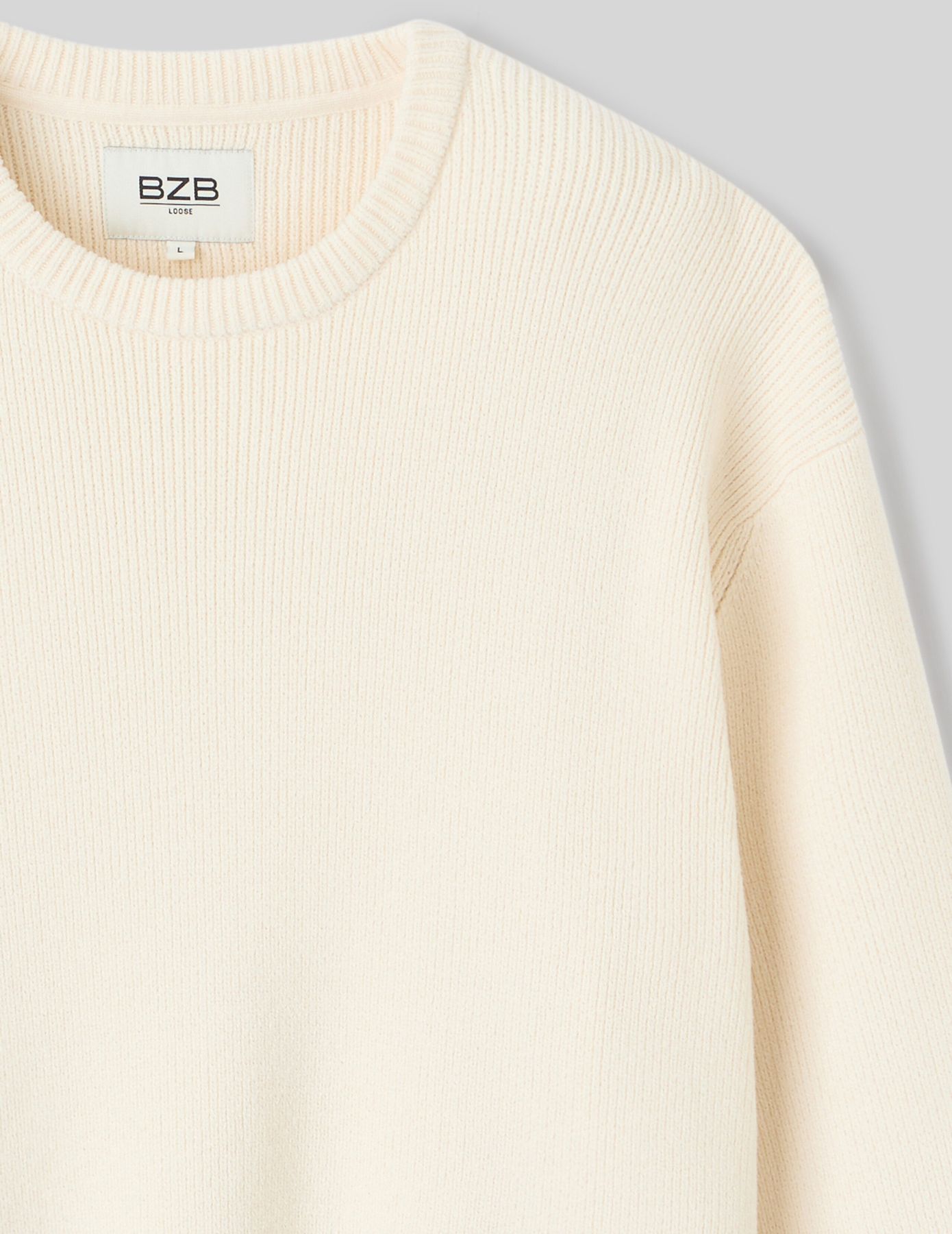 Pull chenille col rond